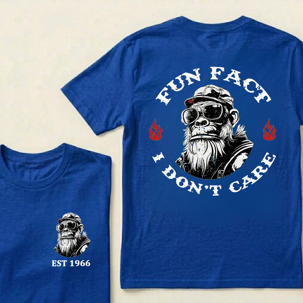 Fun Fact I Don't Care Custom Est.Year T-Shirt