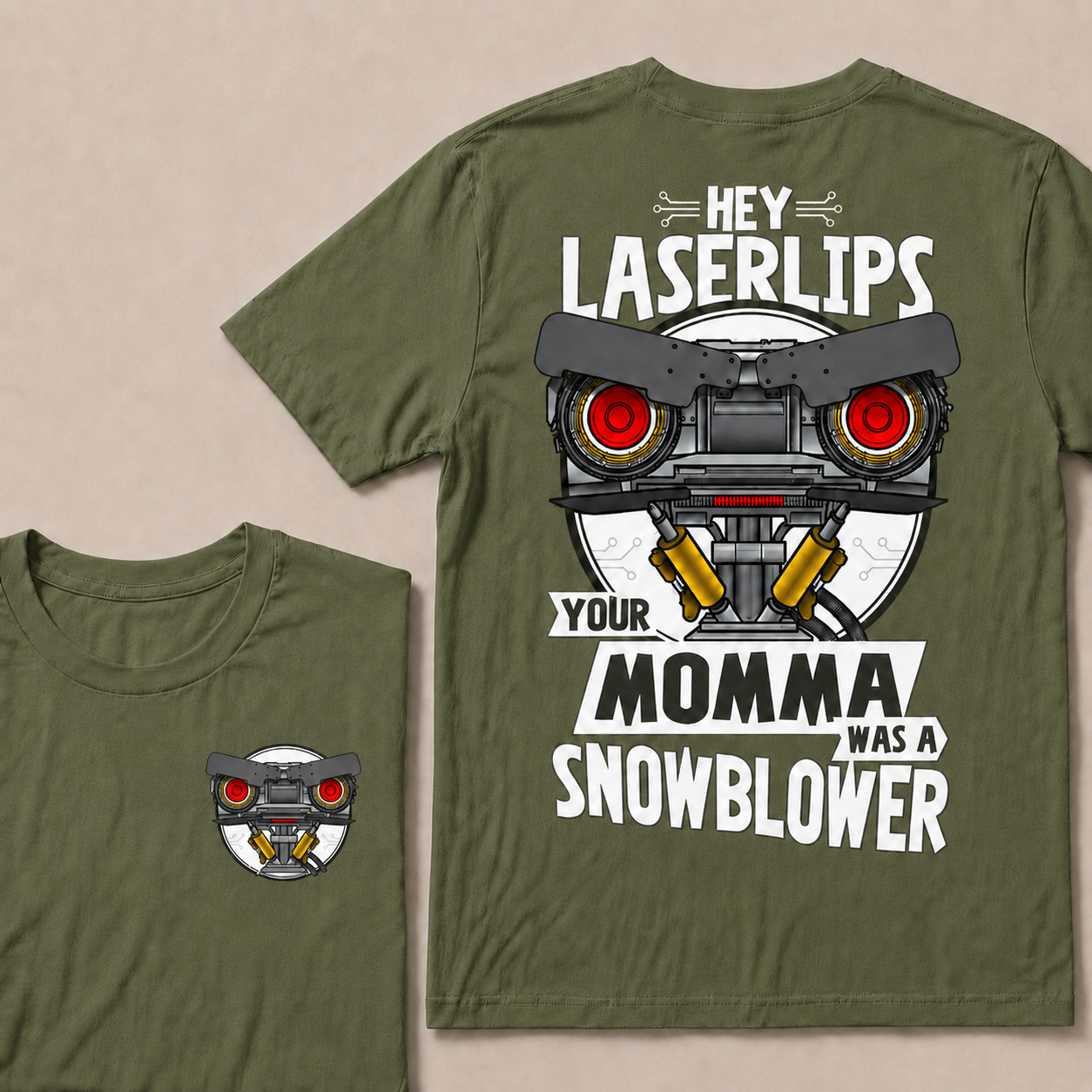 Short Circuit Shirt, Hey Laser Lip Your Mama Was A Snowblower Tee, Classic 80s Movie T-Shirt, Gift For Her