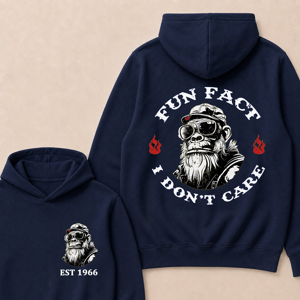 Fun Fact I Don't Care Custom Est.Year Hoodie