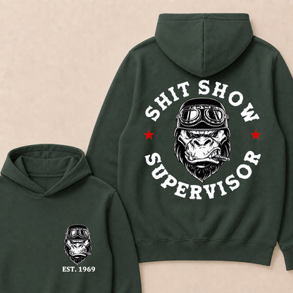 Shit Show Supervisor Custom Est.Year Hoodie