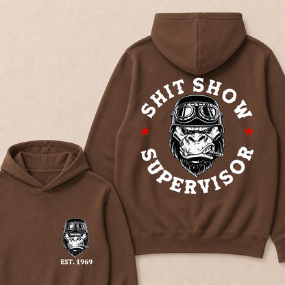 Shit Show Supervisor Custom Est.Year Hoodie