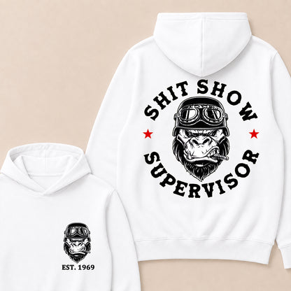 Shit Show Supervisor Custom Est.Year Hoodie