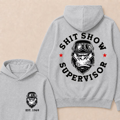 Shit Show Supervisor Custom Est.Year Hoodie