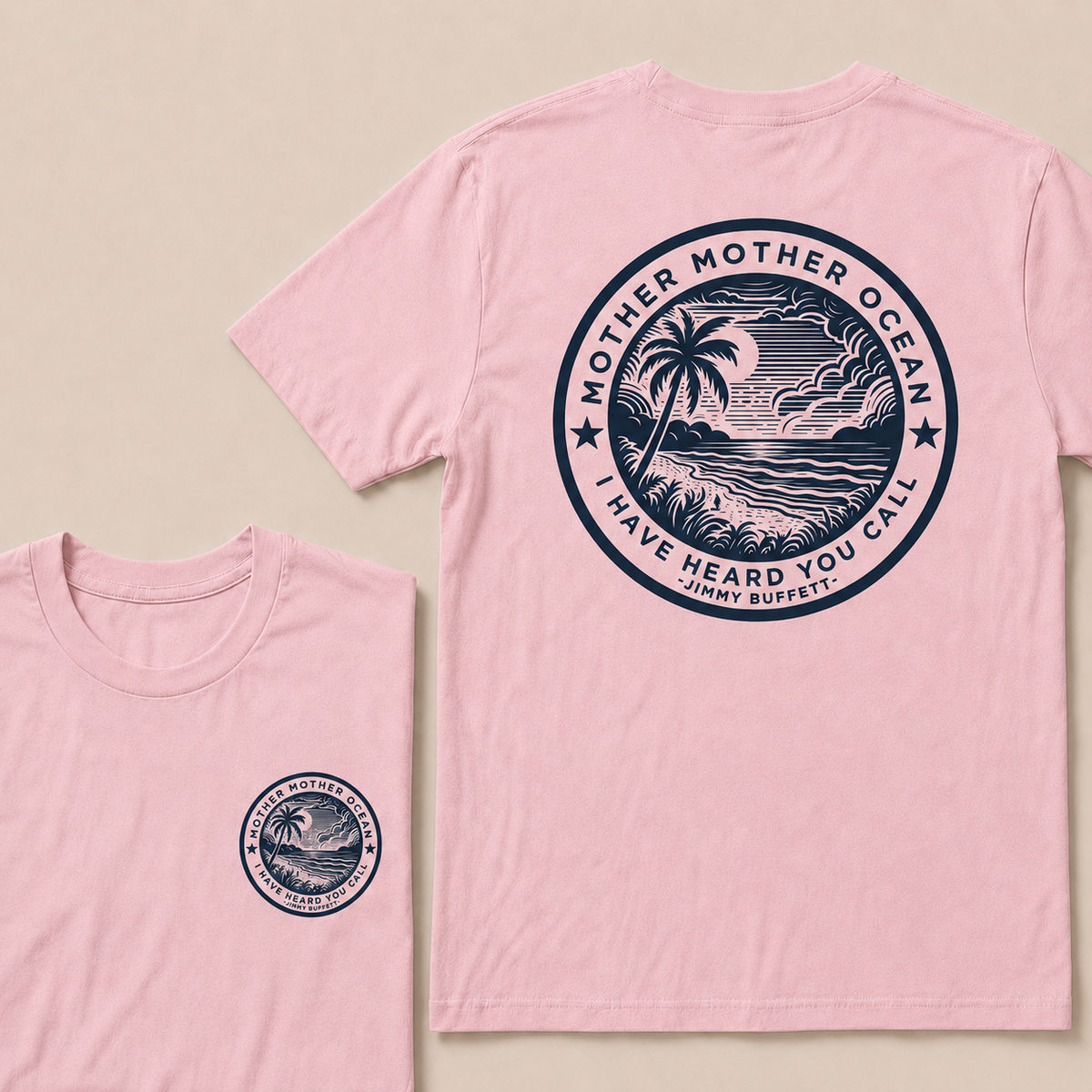 "Mother Mother Ocean I Have Heard You Call" T-Shirt - Jimmy Buffett Fan Tee