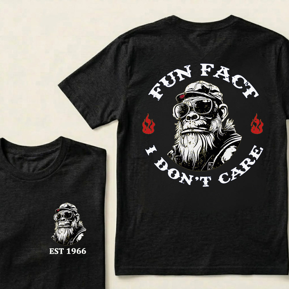 Fun Fact I Don't Care Custom Est.Year T-Shirt