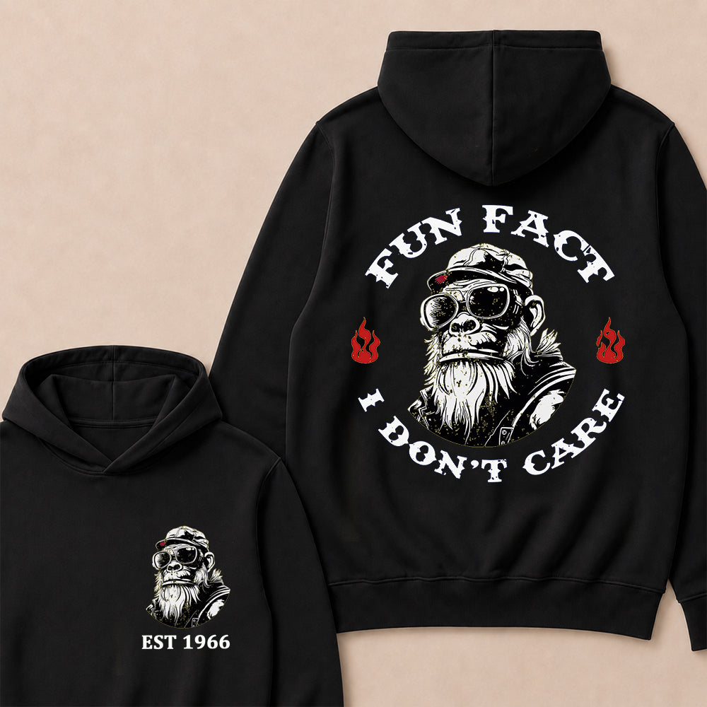Fun Fact I Don't Care Custom Est.Year Hoodie