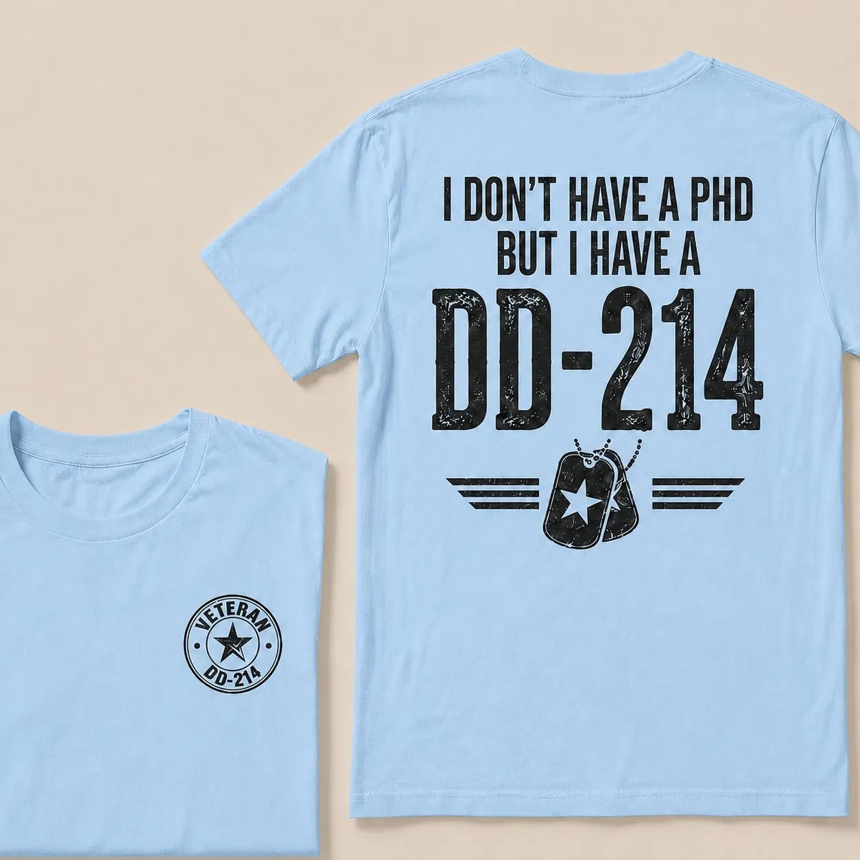 Veteran DD-214 Shirt For Men – Military Pride Graphic Tee For Retired Veterans