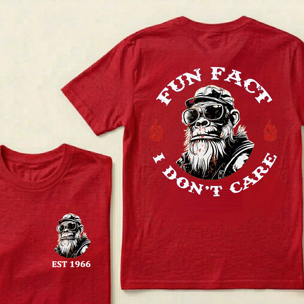 Fun Fact I Don't Care Custom Est.Year T-Shirt