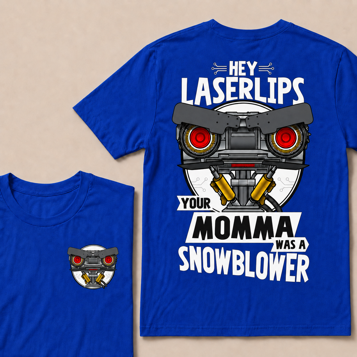 Short Circuit Shirt, Hey Laser Lip Your Mama Was A Snowblower Tee, Classic 80s Movie T-Shirt, Gift For Her