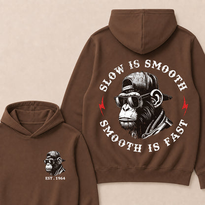 Slow Is Smooth Smooth Is Fast Custom Est.Year Hoodie