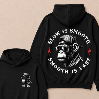 Slow Is Smooth Smooth Is Fast Custom Est.Year Hoodie