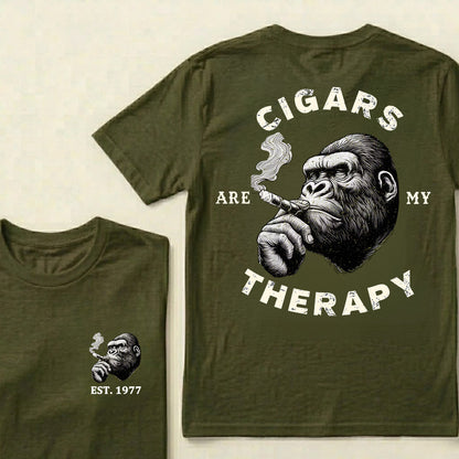 Cigars Therapy Custom Est.Year T-Shirt