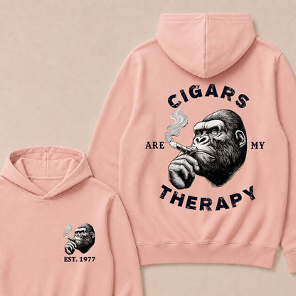 Cigars Therapy Custom Est.Year Hoodie