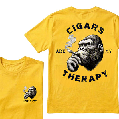 Cigars Therapy Custom Est.Year T-Shirt