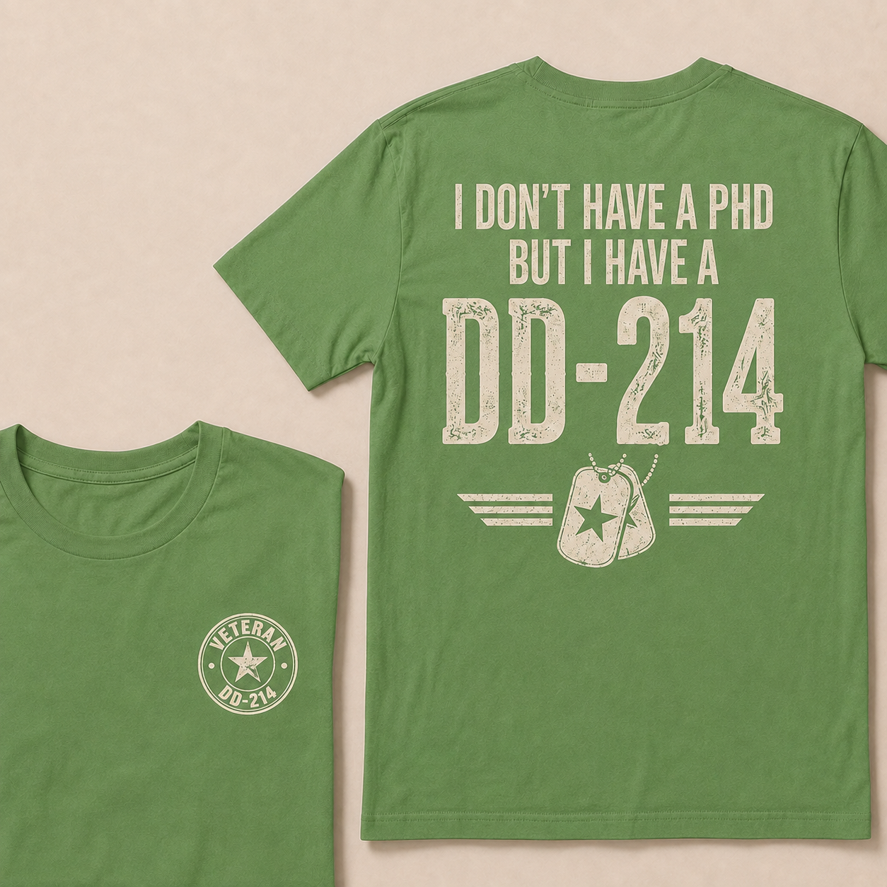 Veteran DD-214 Shirt For Men – Military Pride Graphic Tee For Retired Veterans