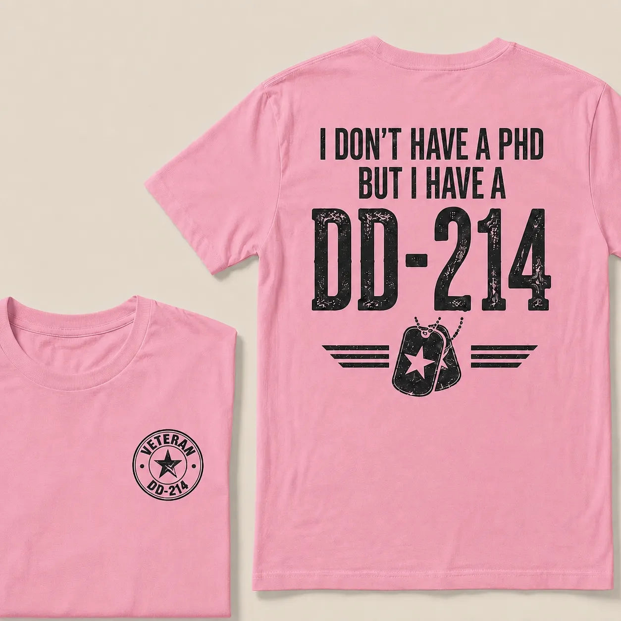 Veteran DD-214 Shirt For Men – Military Pride Graphic Tee For Retired Veterans