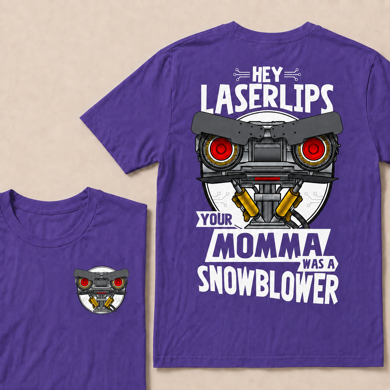 Short Circuit Shirt, Hey Laser Lip Your Mama Was A Snowblower Tee, Classic 80s Movie T-Shirt, Gift For Her