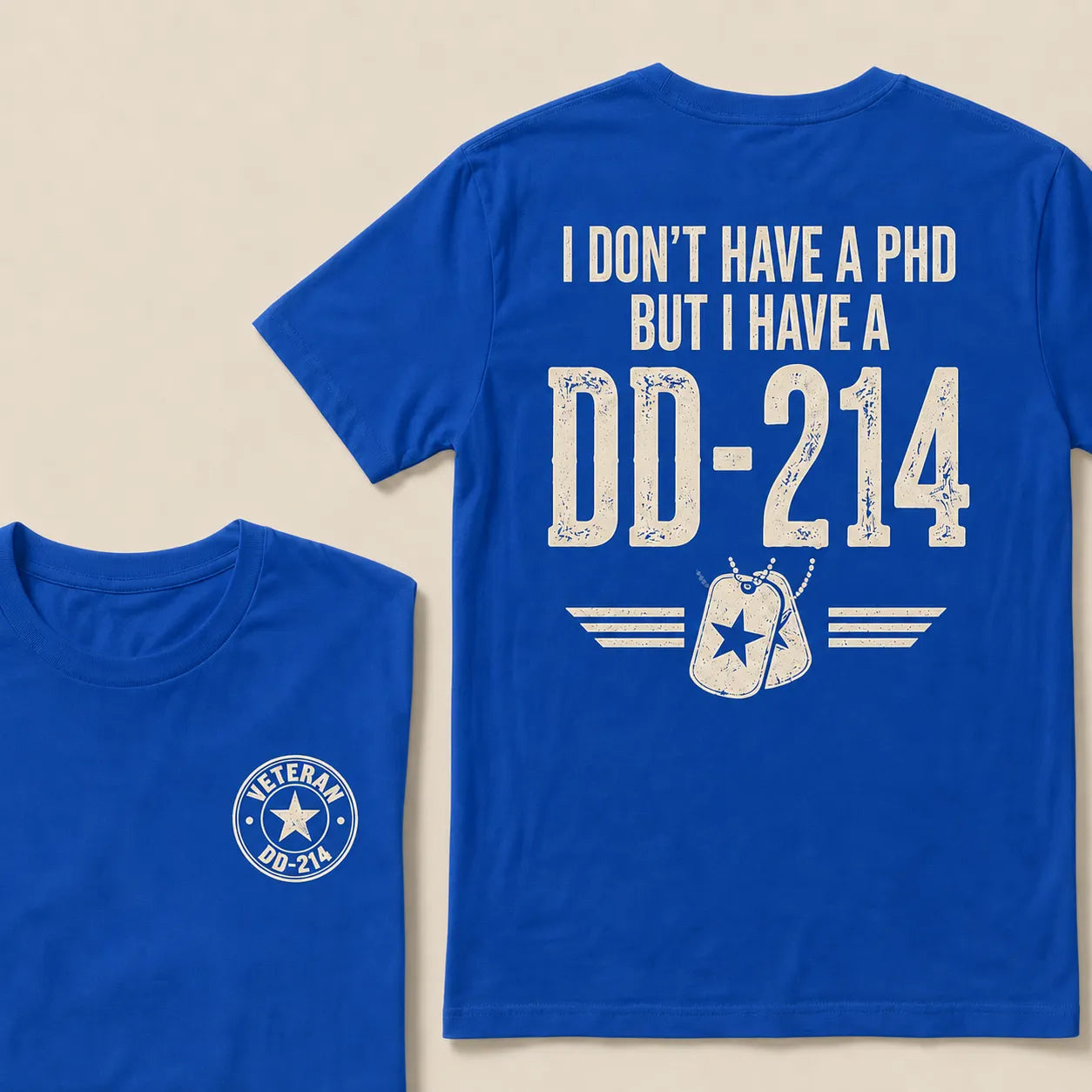 Veteran DD-214 Shirt For Men – Military Pride Graphic Tee For Retired Veterans
